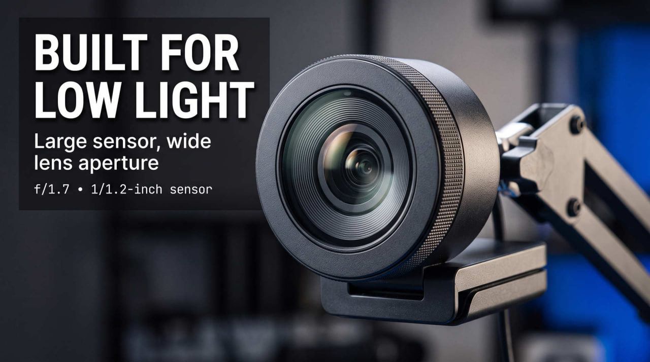 Cinematic Image Quality and a Massive 1/1.2" Sensor